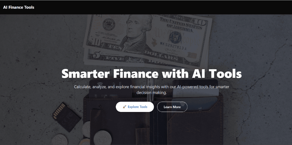 AI Finance Tools